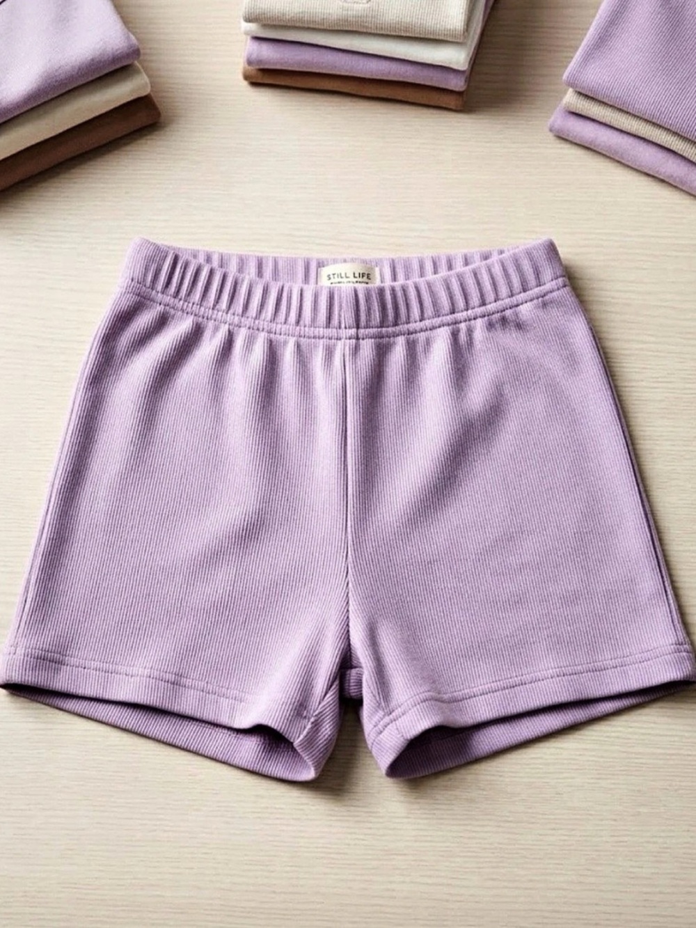 Centric Brands Kids Ribbed Shorts — Purple Size 6